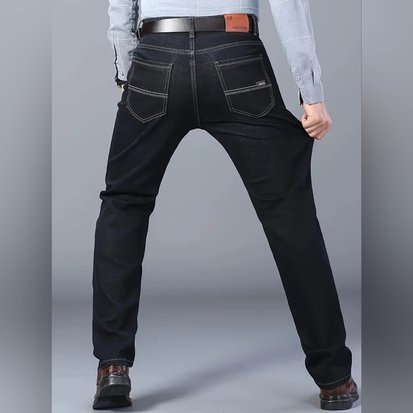 Jeans Wear Men's NWOT Black Straight Leg Jeans Size 34x29 - Picture 8 of 12